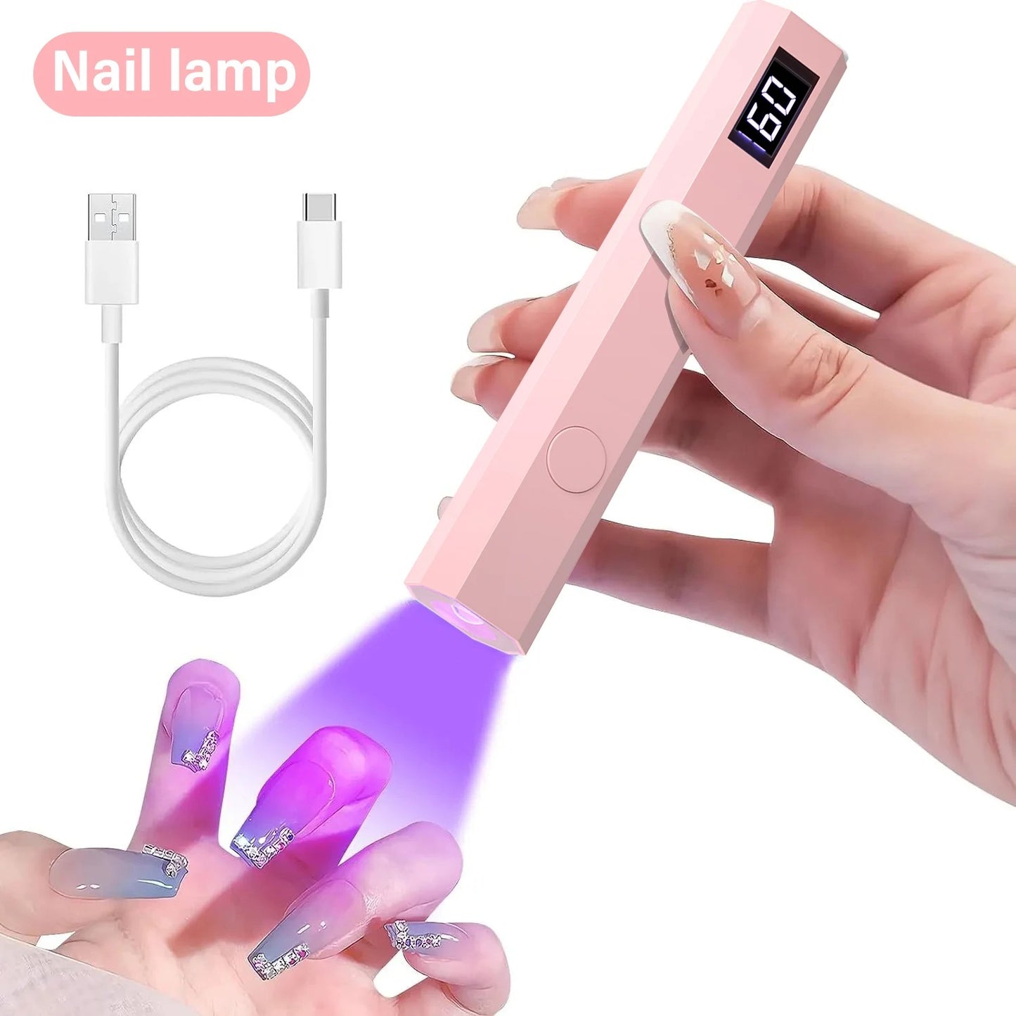 YIKOOLIN Mini UV/LED Nail Lamp