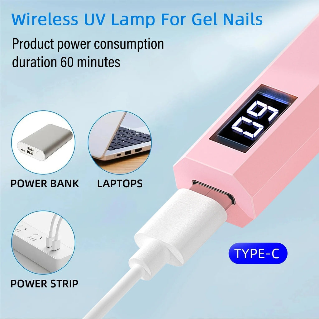 YIKOOLIN Mini UV/LED Nail Lamp