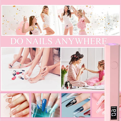 YIKOOLIN Mini UV/LED Nail Lamp
